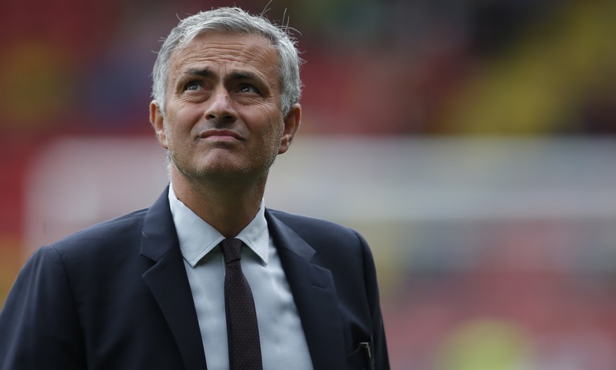 Britain Football Soccer - Watford v Manchester United - Premier League - Vicarage Road - 18/9/16
Manchester United manager Jose Mourinho before the match
Action Images via Reuters / Andrew Couldridg ...