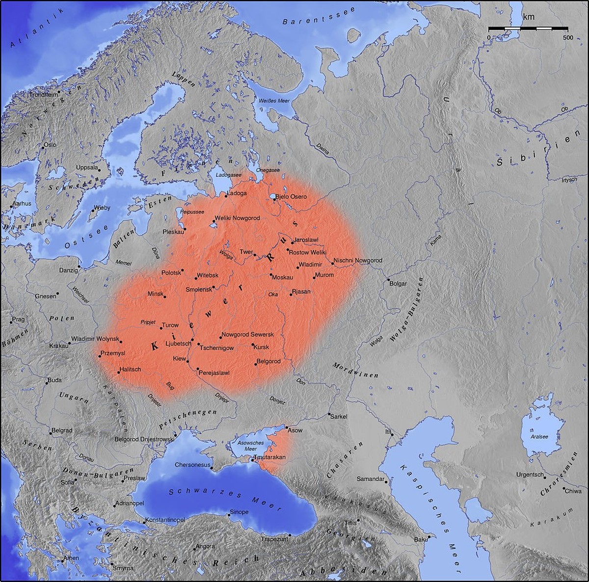 Kiewer Rus um das Jahr 1000
https://commons.wikimedia.org/w/index.php?curid=551850