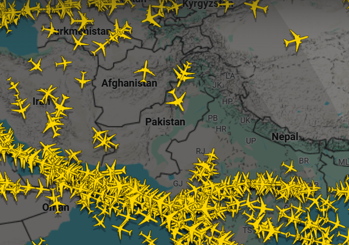 pakistan luftraum mitternacht 7.5.25