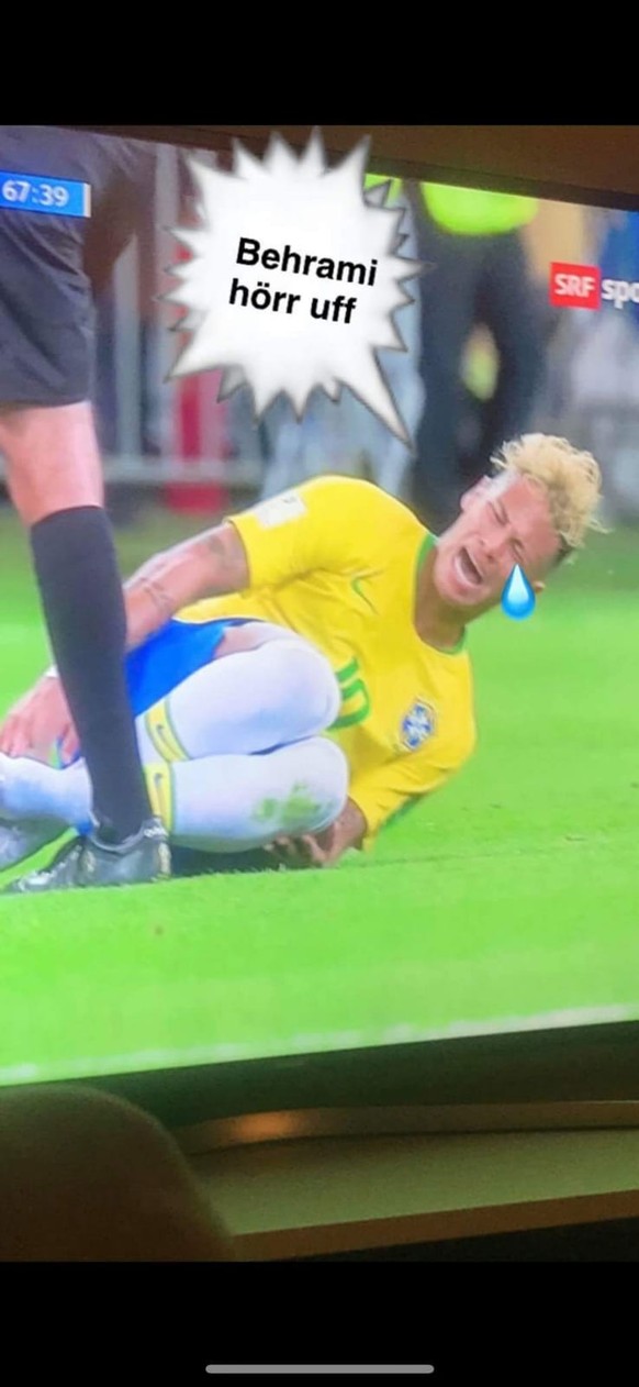 31 Bilder die beweisen, wie sehr der arme Neymar gegen die Schweiz leiden musste
"Das isch doch e gränni." Würde Latour dazu sagen