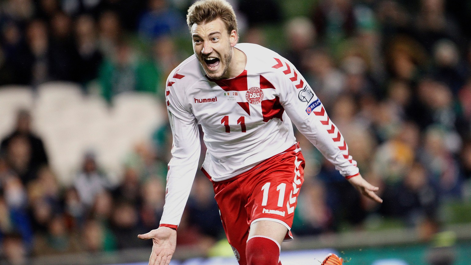 Nicklas Bendtner sorgt in Kopenhagen für Begeisterung.