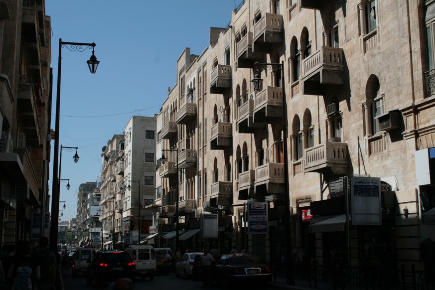 Die Shukri-al-Quwatli-Strasse, in der französischen Mandatszeit Rue de France genannt (19.10.2010).<br data-editable="remove">