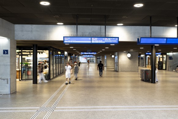 Blick in die Unterfuehrung nachdem ein 31-jaeriger Schweizer mehrere Personen mit einer Stichwaffe am Bahnhof Winterthur angegriffen hat am Donnerstag, 28. Mai 2026 in Winterthur. Eine Person wurde mi ...