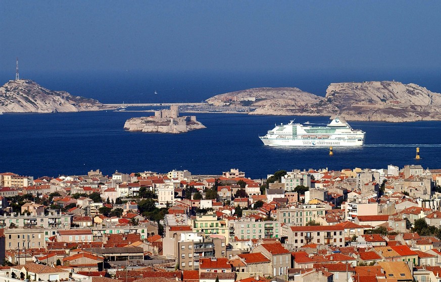 A ferry to Corsica leaves the port of Marseille in this photo from August 29, 2001. The bustling southern French port city is one of four European cities nominated for the prestigious America's C...