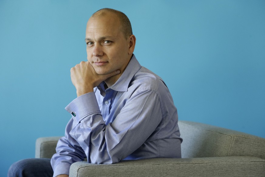 FILE - In this Tuesday, Oct. 1, 2013, file photo, Tony Fadell, Founder and CEO of Nest, poses for a portrait in the company&#039;s offices in Palo Alto, Calif. Google said Monday, Jan. 13, 2014, it wi ...