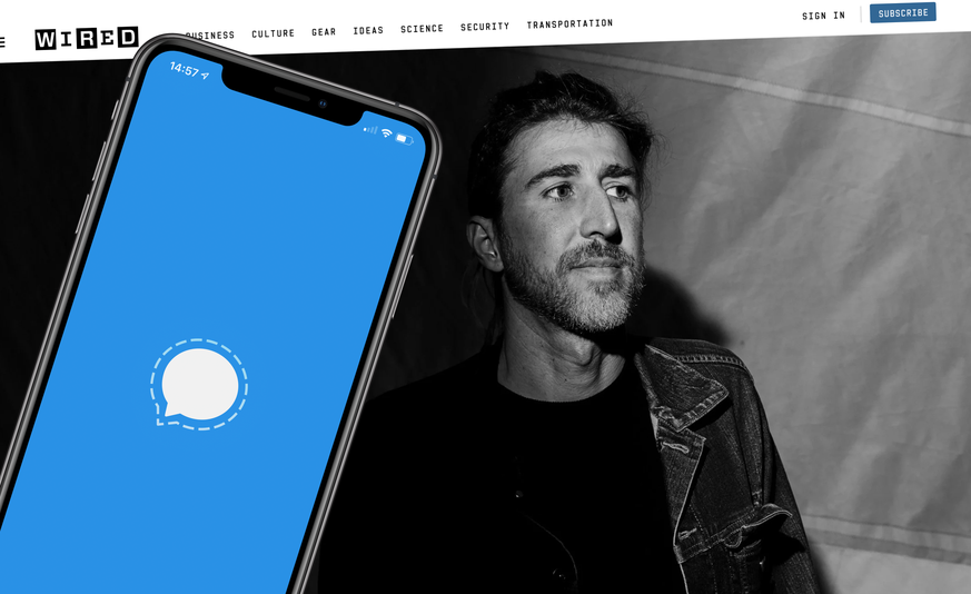 Matthew Rosenfeld, bekannt als Moxie Marlinspike, der «Vater» der Signal-App. Er hat sich mit einem der WhatsApp-Gründer zusammengetan, um die IT-Welt zu verändern.