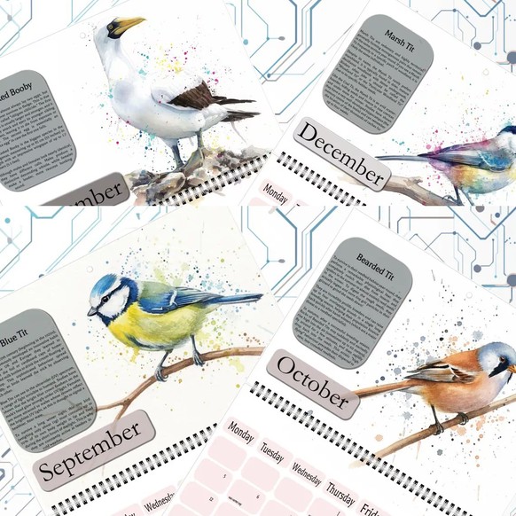 Britain's Greatest Tits &amp; Boobies Calendar 2026 
(Ja es handelt sich um Vogel-Arten) 

https://www.etsy.com/listing/4386342433/funny-rude-2026-calendar-for-him-with
