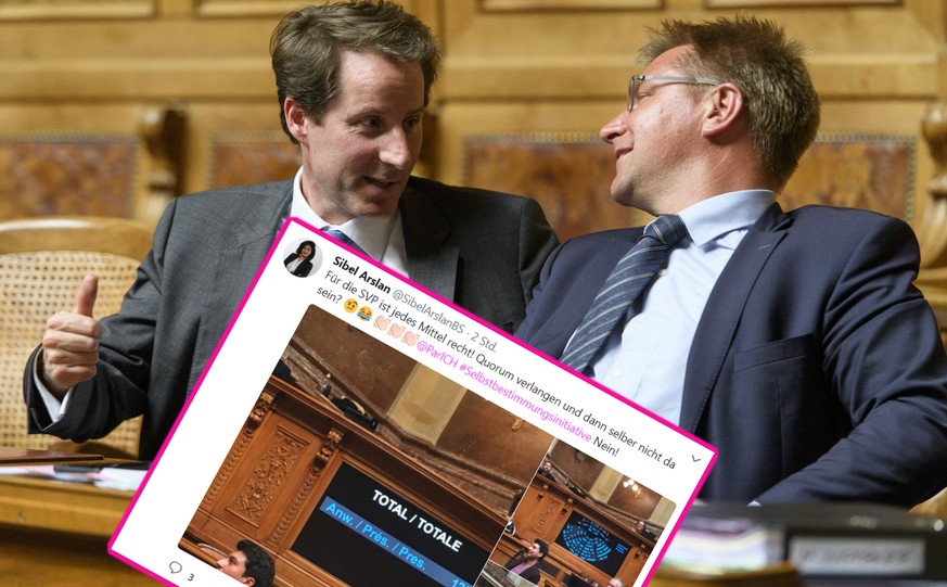 SVP verlangt Quorum im Nationalrat – und ist selber am schlechtesten vertreten