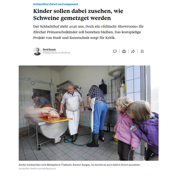 So titelt der «Tages-Anzeiger» am Dienstag.