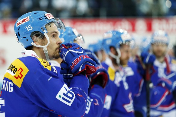 Enttäuschung bei den Kloten Flyers: Verteidiger Philippe Schelling.