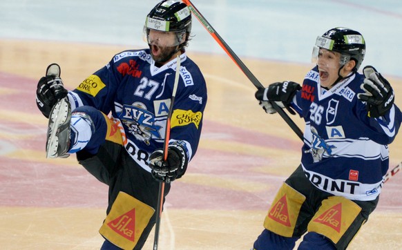 Doppelpack bei der Rückkehr: Josh Holden fehlte dem EVZ acht Spiele, jetzt trifft er wieder.