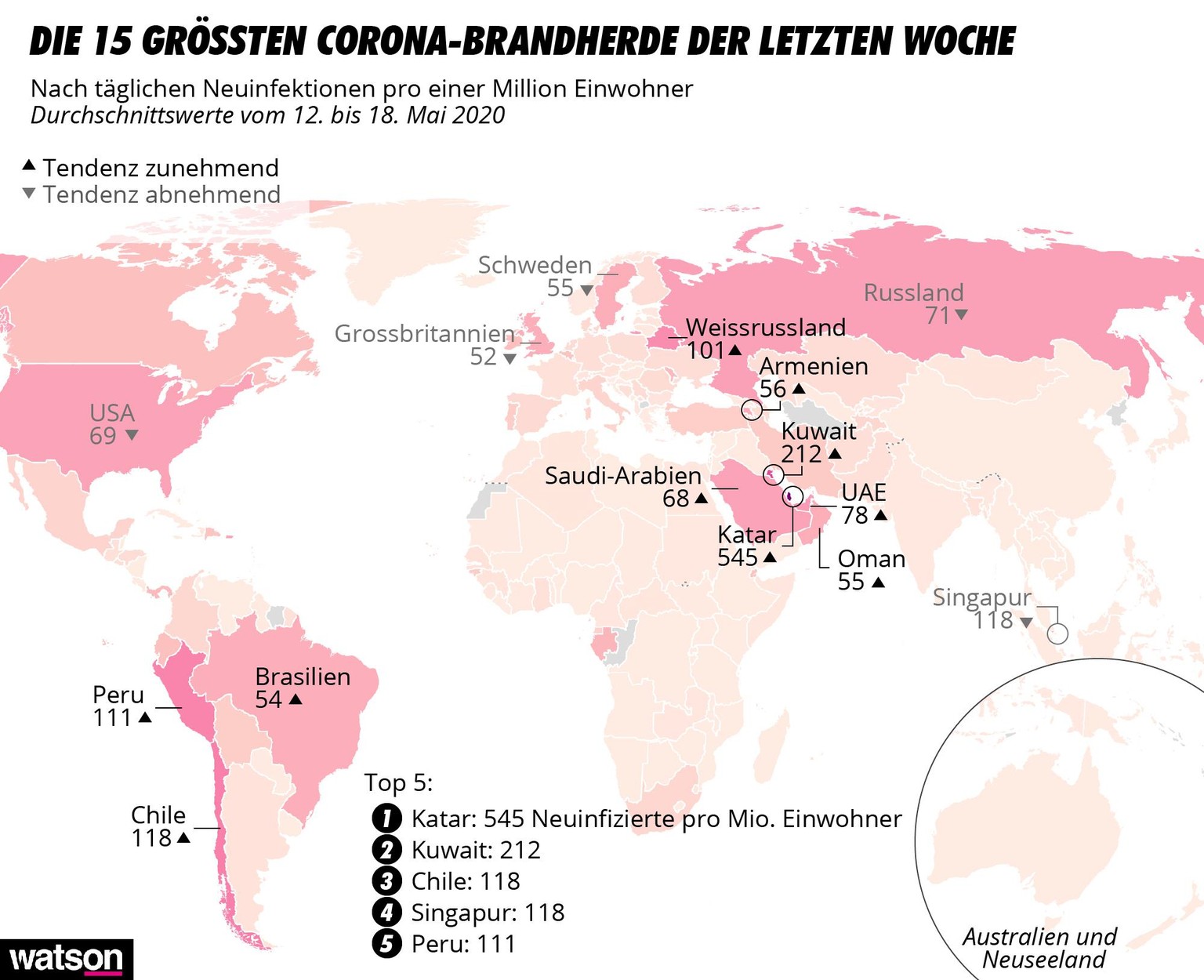 Corona Brandherde Karten