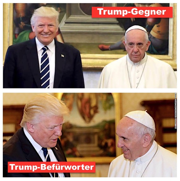 «Trump on Tour» – das Best of: Mit diesen Fails reist der US-Präsident durch die Welt
Das ist genau so ein Filterblase-Artikel, den ihr kritisiert, wenn er von der anderen Seite kommt. Ihr nehmt das B ...