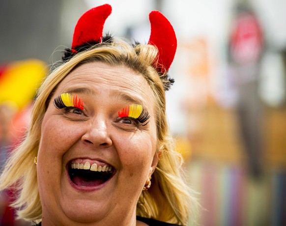 Impressionen der belgischen Fans