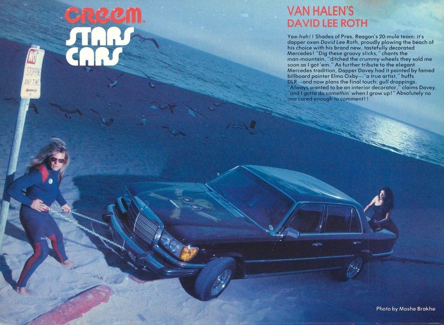 "Stars Cars" von CREEM Magazine – Musikstars der 80er mit ihren Autos. 
https://justacarguy.blogspot.com/2025/04/do-you-remember-creem-magazine-in-1970s.html