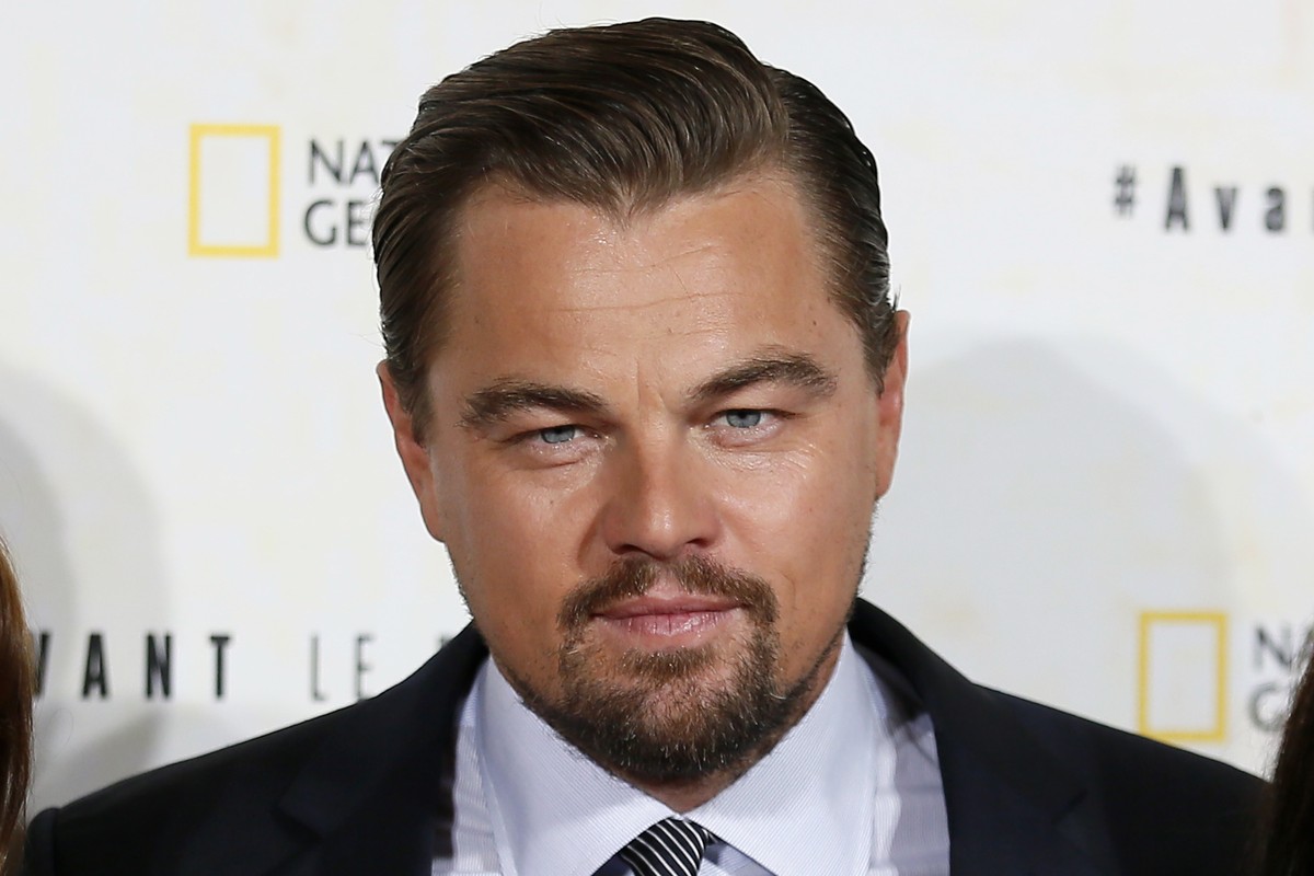 Actor Leonardo Di Caprio poses for photographers during a photo call for the french premiere of the film 'Before the Flood', ('Avant Le Deluge') at Chatelet Theater in Paris, Monda ...