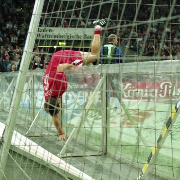 13.01.96 Hallen Masters Stuttgart Deutschland, Stuttgart, 13.01.1996, Fussball, Hallen Masters Stuttgart: Franco Foda VfB Stuttgart. *** 13 01 96 Hallen Masters Stuttgart Germany, Stuttgart, 13 01 199 ...