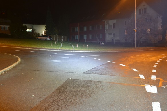 Hier passierte das Unglück: Kreuzung bei Dürrenäsch AG.