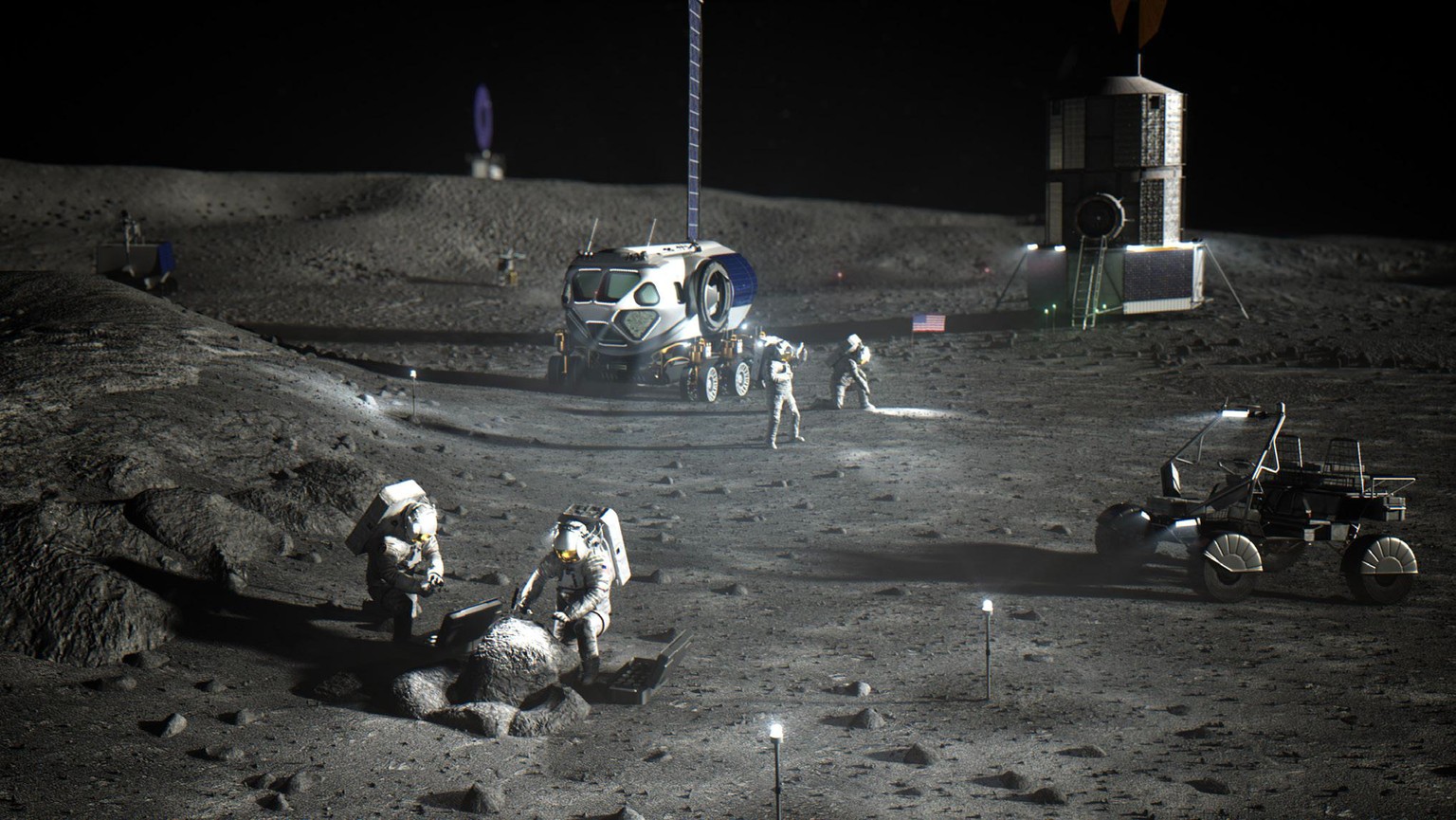 Visualisierung Artemis Basecamp