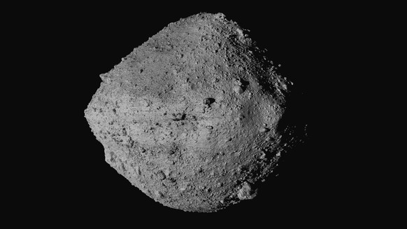 FILE - This undated image made available by NASA shows the asteroid Bennu from the OSIRIS-REx spacecraft. On Wednesday, Aug. 11, 2021, scientists said they have a better handle on asteroid Bennu