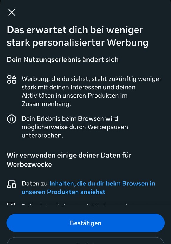 werbung insta