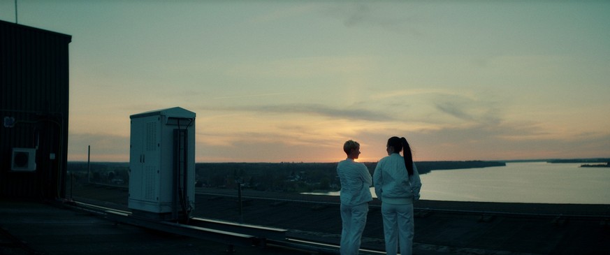 The Nurse. (L to R) Fanny Louise Bernth as Pernille Kurzmann and Josephine Park as Christina Aistrup in The Nurse. Cr. Courtesy of Netflix © 2022