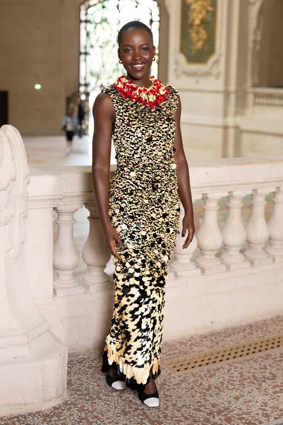 PFW - Chanel Photocall Lupita Nyongo attending the Chanel Haute Couture Fall/Winter 2026/2027 show as part of Paris Fashion Week in Paris, France on July 07, 2026. Photo by Laurent Zabulon/ABACAPRESS. ...