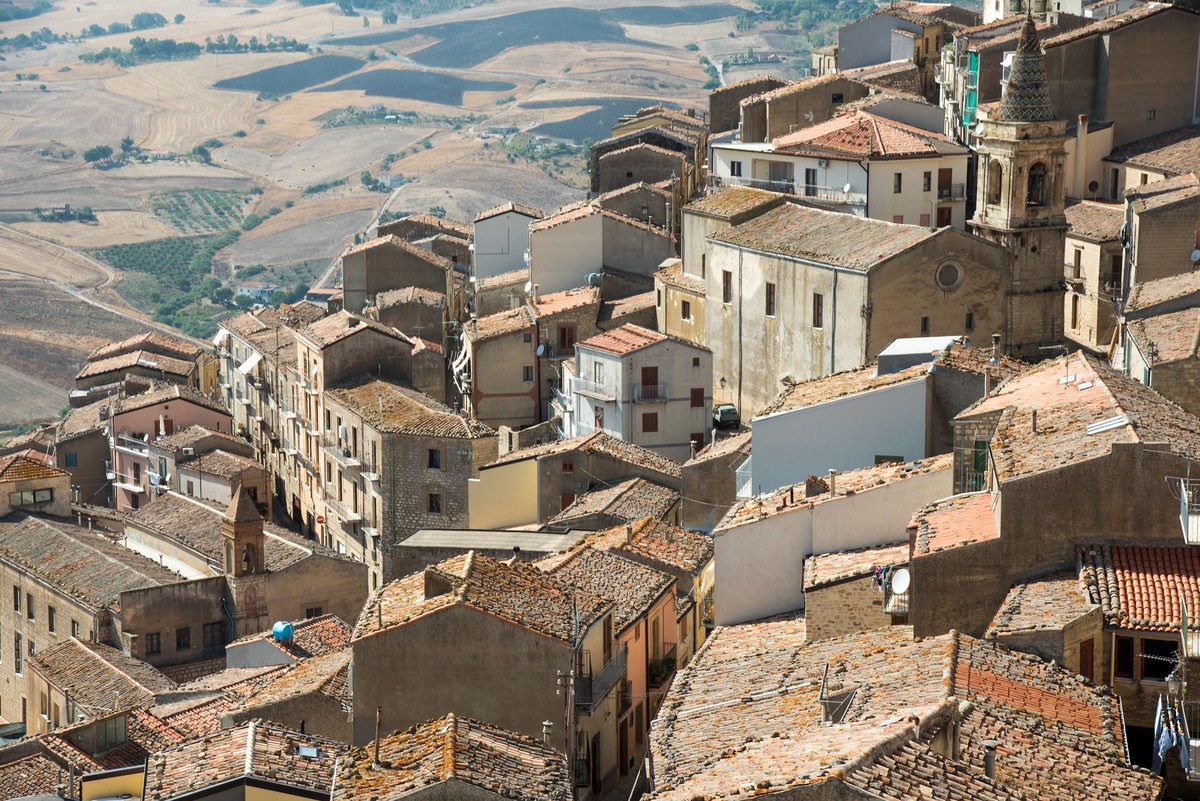 Idylle Pur –&nbsp;Gangi in Sizilien.