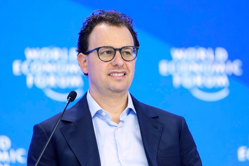 FILE - Dario Amodei, CEO and co-founder of Anthropic, attends the annual meeting of the World Economic Forum in Davos, Switzerland, Jan. 23, 2025. (AP Photo/Markus Schreiber, File)
Dario Amodei