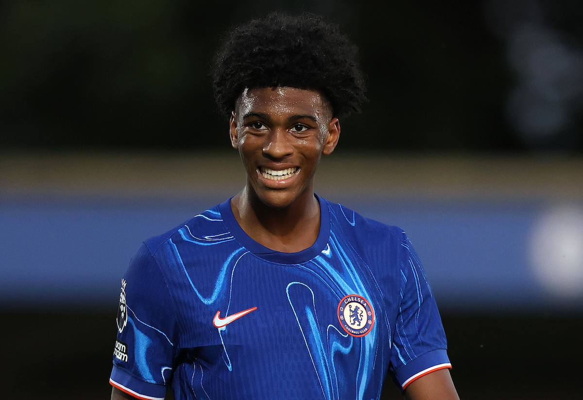 - Chelsea U21, U 21 v Tottenham Hotspur U21, Premier League 2, Kingsmeadow Stadium, London, UK - 16th August 2024. Josh Acheampong of Chelsea U21. - Chelsea U21 v Tottenham Hotspur U21, Premier League ...