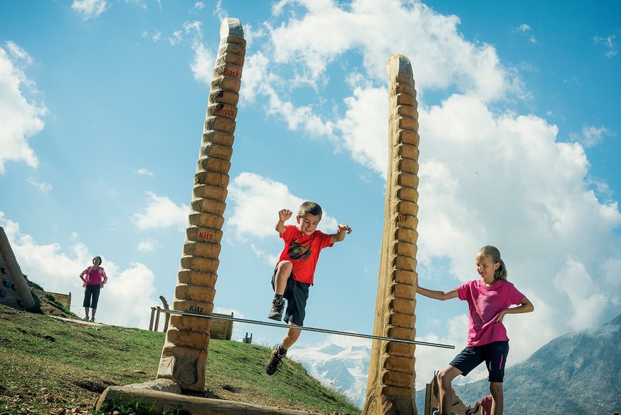 Rauszeit Spielplätze mit Aussicht Alp Languard