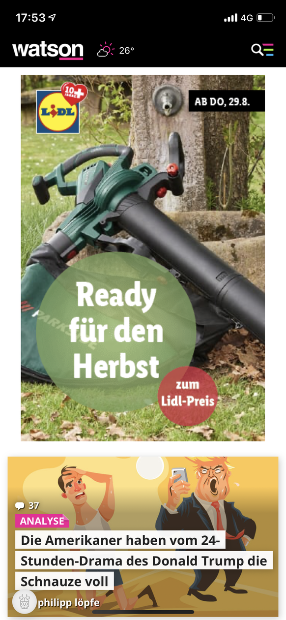 Bundesrat will Zeitungen und Online-Medien unterstützen (aber nicht watson)
Ich würde eure App übrigens gerne mehr nutzen aber wenn ich vor lauter Werbung den Content nicht sehe weiche ich halt wieder ...