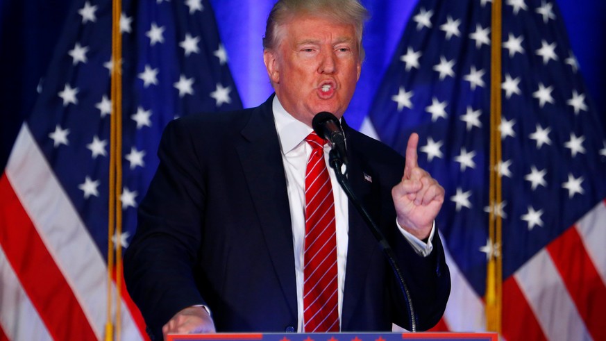 Republican U.S. presidential nominee Donald Trump speaks at Youngstown State University in Youngstown, Ohio August 15, 2016. REUTERS/Eric Thayer