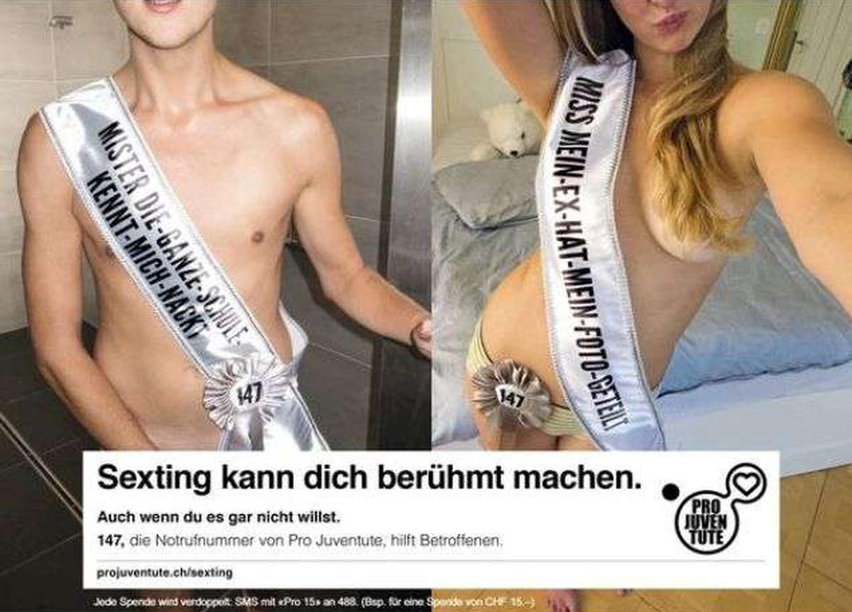Kampagne der Pro Juventute.