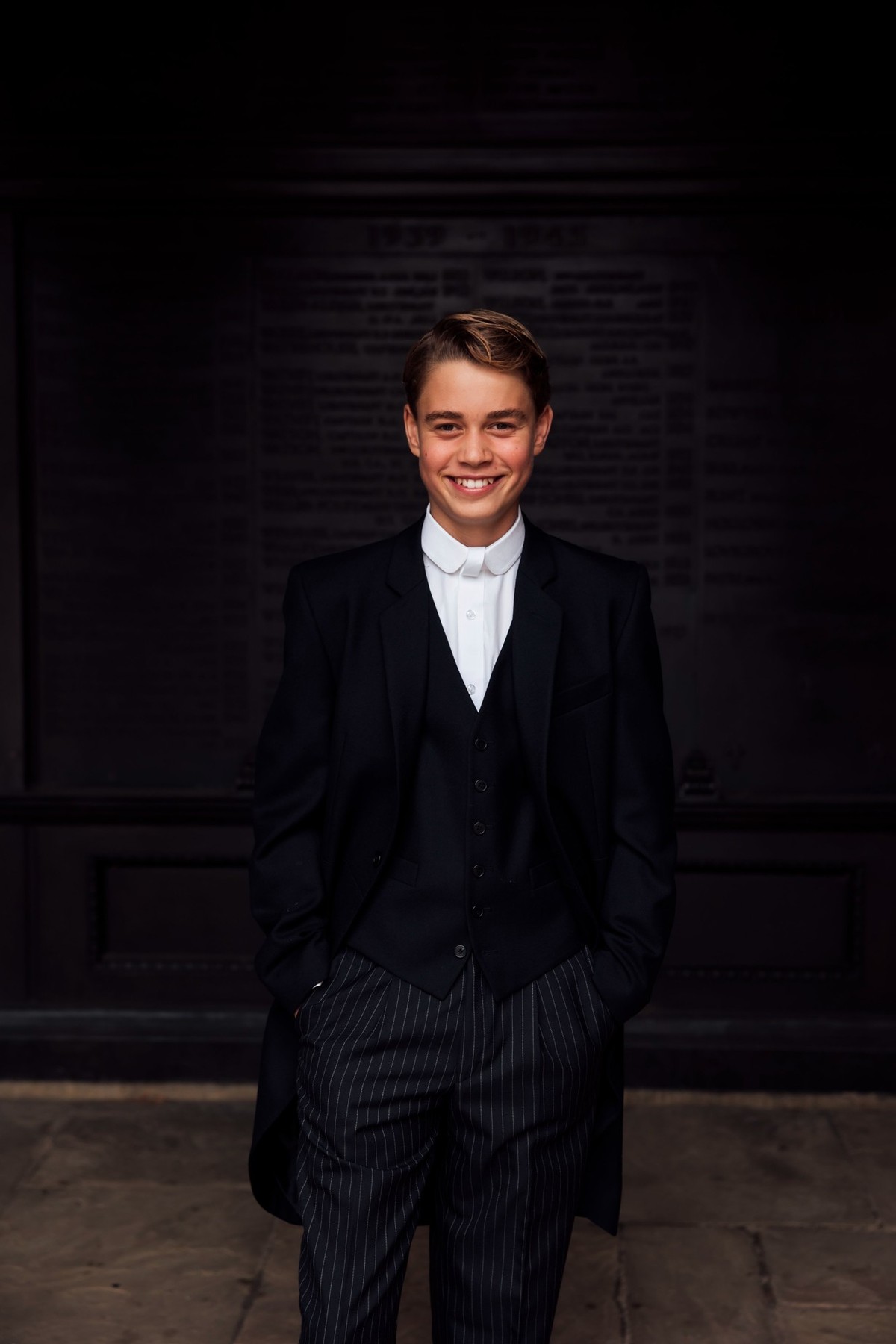 George dans sa tenue traditionnelle.