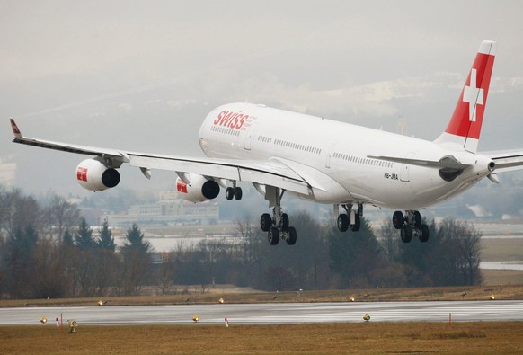 Um sie geht es: Die A340-Flugzeuge der Swiss müssen demnächst ersetzt werden.