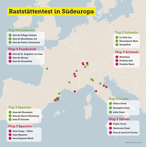 raststättentest tcs 2025