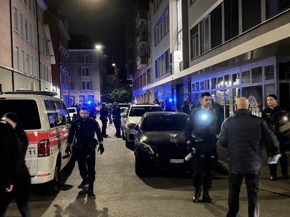 Polizeieinsatz in Zürich am 25.05.2024