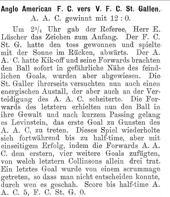Anglizismen à gogo: Artikel aus dem Schweizer Sportblatt, November 1898.
https://www.e-periodica.ch/digbib/view?pid=spo-001%3A1898%3A1%3A%3A200#196