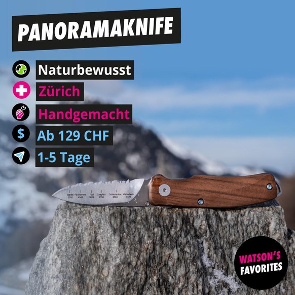 Das PanoramaKnife in passender Umgebung.