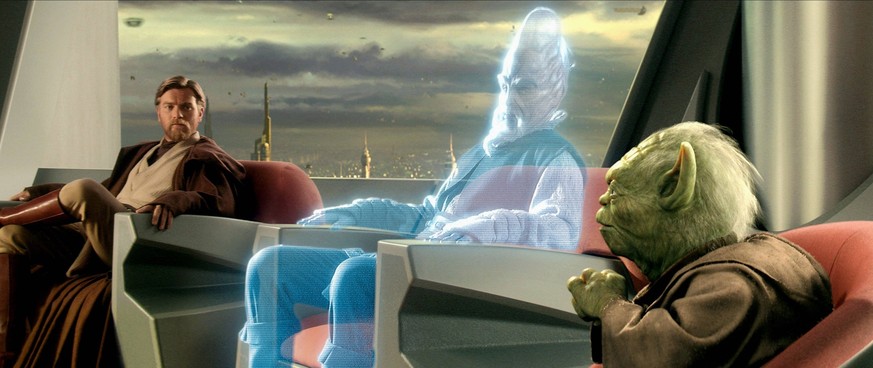 Ewan Mcgregor, Silas Carson &amp; Yoda Characters: Obi-Wan Kenobi,Ki-Adi-Mundi &amp; Yoda Film: Star Wars: Episode Iii - Revenge Of The Sith USA 2005 Director: George Lucas 15 May 2005 PUBLICATIONxINx ...
