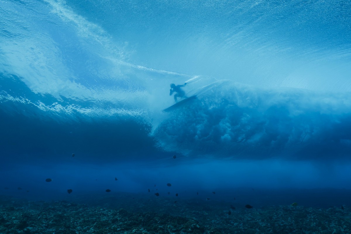 Tatiana Weston-Webb, of Brazil, surfs on a training day ahead of the 2024 Summer Olympics surfing competition, Tuesday, July 23, 2024, in Teahupo'o, Tahiti. (Ben Thouard/Pool Photo via AP)