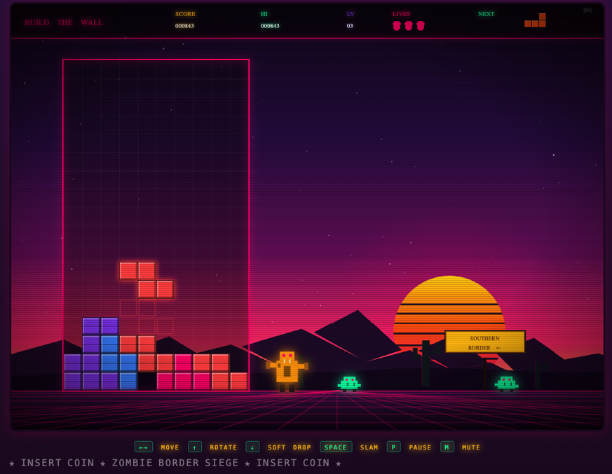 Tetris US-Regierung arcade