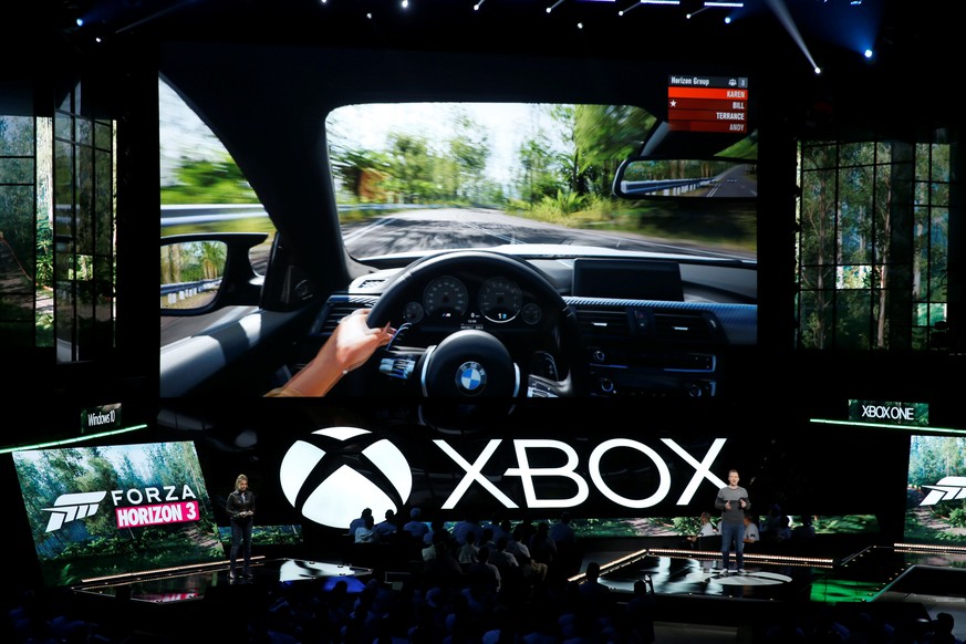 Zwei neue Konsolen und viele neue Spiele (im Bild «Forza Horizon 3») präsentierte Microsoft.