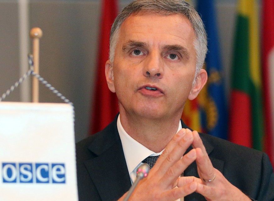 Didier Burkhalter bemüht sich als OSZE-Vorsitzender um Vermittlung.