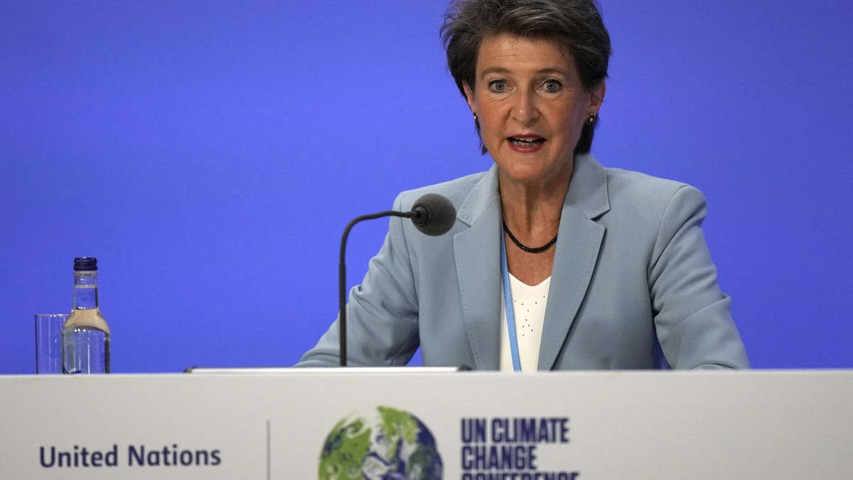 Bundesrätin Sommaruga ist nach dem Weltklimagipfel in Glasgow enttäuscht