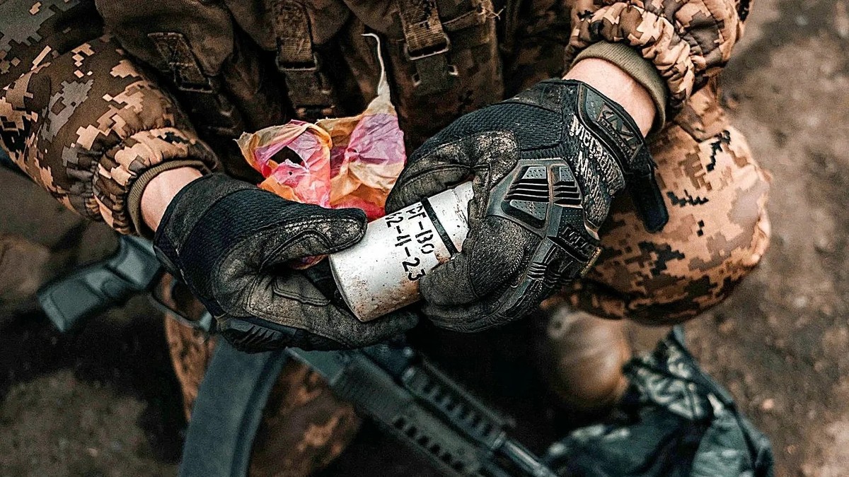 Une grenade RG-Vo à Kiev: l'armée russe aurait utilisé des grenades à gaz contre l'Ukraine. (Photo d'archive)