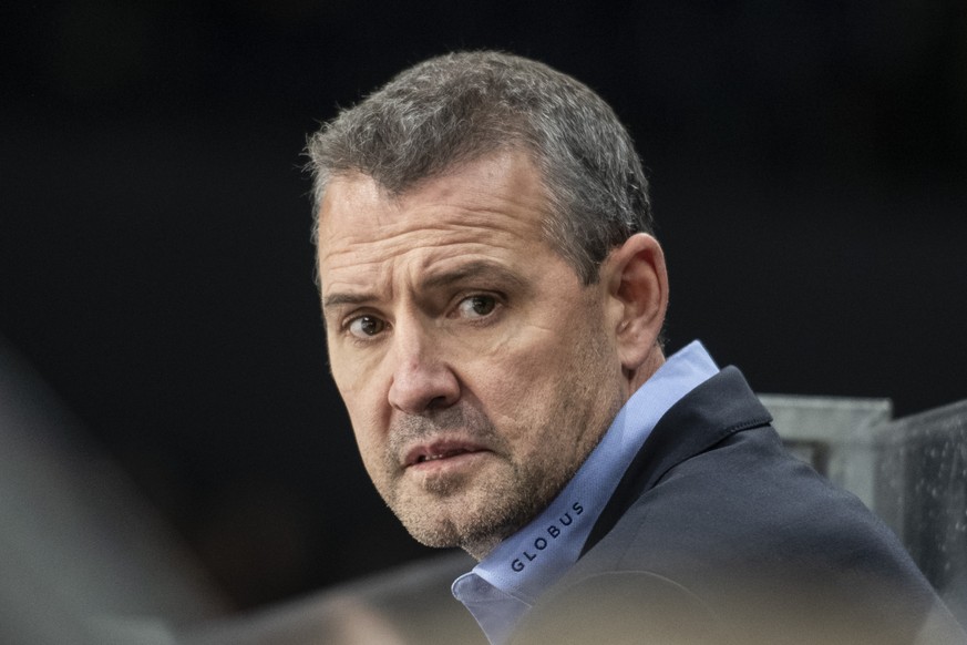 ZSC-Headcoach Serge Aubin im Eishockey Meisterschaftsspiel der National League zwischen den ZSC Lions und den Rapperswil-Jona Lakers, am Montag, 29. Oktober 2018, im Hallenstadion in Zuerich. (KEYSTON ...