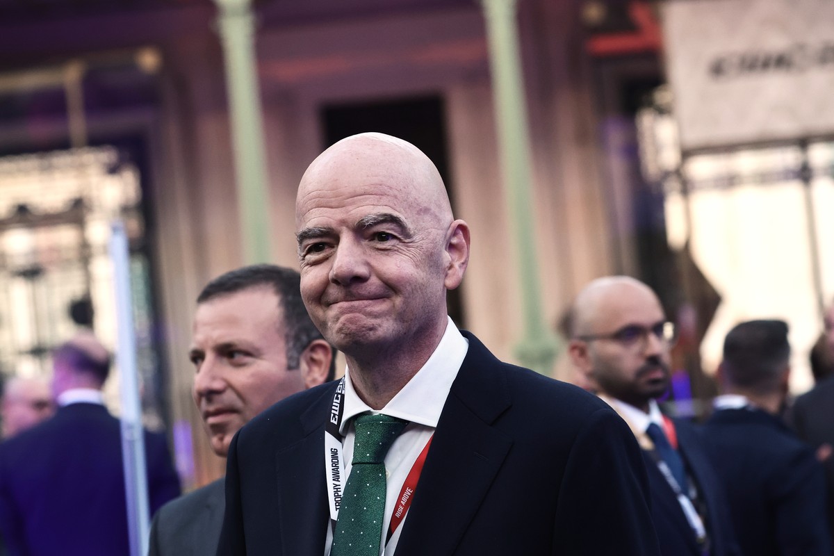 FIFA President Gianni Infantino attends the closing ceremony of the Esports World Cup at the Grand Palais in Paris, France, Sunday Aug. 23, 2026. (Teresa Suarez/Pool Photo via AP)
Gianni Infantino