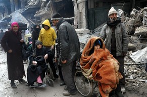 Viele Syrer müssen aus dem Land flüchten, weil sie dort nicht überleben können.